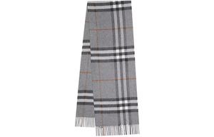 Подержанный клетчатый кашемировый шарф Burberry 2010-х годов