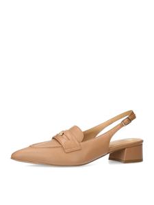 Туфли-лодочки с открытой пяткой MANFIELD, светло-коричневый