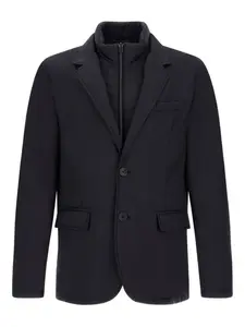 Куртка Ina Ecoage на пуговицах Herno, синий