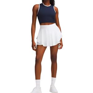 SS24 Повседневная короткая юбка женская белая Lululemon, White/WHT