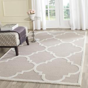 SAFAVIEH Cambridge Collection ковер 92 x 153 см ручной работы Beige/Ivory CAM140J Moroccan Trellis премиум шерсть