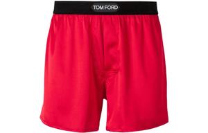 Боксеры Logo Waistband Stretched Satin TOM FORD, красный