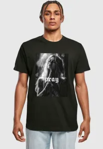 Футболка с принтом «молящаяся девушка» Mister Tee, Black