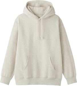 Мужская толстовка с капюшоном MUJI, овсяный