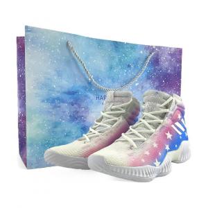 Pro Bounce 2018 Stars Blue Pink устойчивые к истиранию кроссовки для баскетбола mid top мужские Adidas, мультиколор