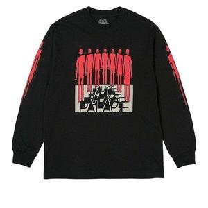Футболка repeater longsleeve t-shirt 'black' Palace, черный