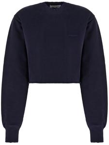 Хлопковая толстовка с вышитым логотипом AMBUSH, синий