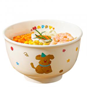 Чаши KAWASIMAYA, 6.5-Inch Noodle Bowl (Spot Dog)