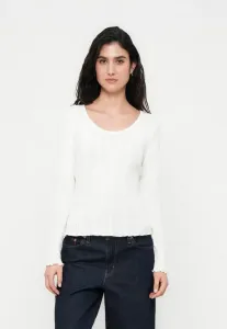 Onltenna топ с длинными рукавами и открытым вырезом Only, Cloud Dancer