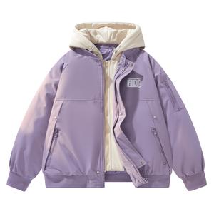 Пуховик Unisex FIDO DIDO, светло-фиолетовый