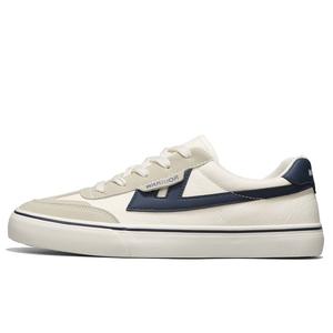 Скользоустойчивые, износостойкие, легкие, дышащие низкие скейтборд кроссовки Warrior Unisex Черный Белый