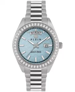 Мужские часы Date Superlative с браслетом из нержавеющей стали, 42 мм Philipp Plein