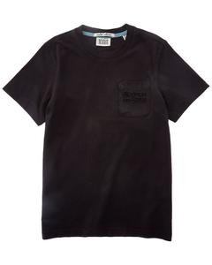 Футболка Scotch & Soda с эффектом поношенности, черный