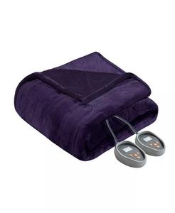 Берберское электрическое одеяло, полное Beautyrest, фиолетовый