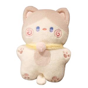 Милые плюшевые куклы Bell Kitten высотой 40 см Happy Fish