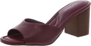 Женские босоножки на каблуке Calvin Klein Toven, Dark Red Leather