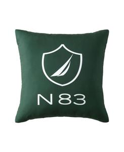 Декоративная квадратная подушка N83 с принтом лодки, 18 x 18 дюймов Nautica, цвет hunter