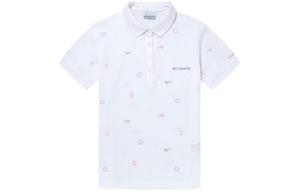 Футболка поло женская серая белая Columbia