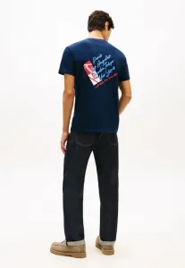 Футболка с фирменным логотипом на спине. Tommy Jeans, Dark Night Navy