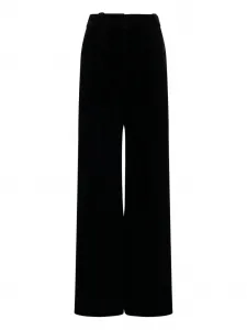 Брюки со сборками PATOU, черный