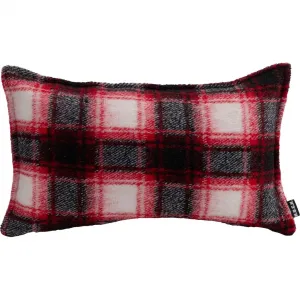 Декоративная подушка Scorpio с клетчатым узором, наволочка с наполнителем, 1 штука H.O.C.K., Rot + gemustert