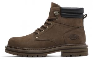 Мужские ботинки Dickies до середины икры кожаные, темно-коричневый