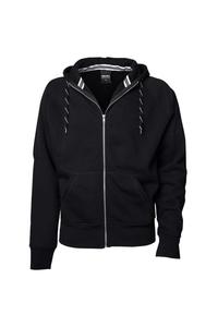 Толстовка с капюшоном на полной молнии TEE JAYS, черный