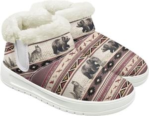 Зимние ботильоны для женщин с меховой подкладкой, теплые зимние ботинки до щиколотки, модная обувь для зимних прогулок на улице Fuojuvelie, Aztec