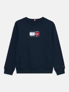 Толстовка TOMMY HILFIGER Script Flag Sweat Junior, темно-синий