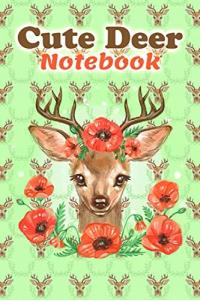 Cute Deer NoteBook: Colorful Lined Journal for Adult & Kids 6×9 inch120 pages: the best gift for your friends and child with colorful lined pages (Independently published)