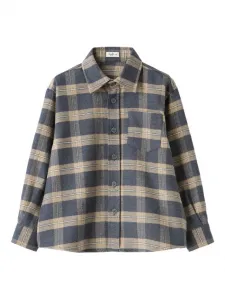 Рубашка с узором Il Gufo, синий