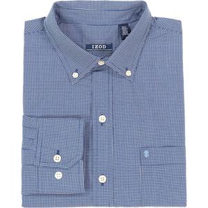 Мужская рубашка на пуговицах IZOD Classic, цвет Estate Blue Check
