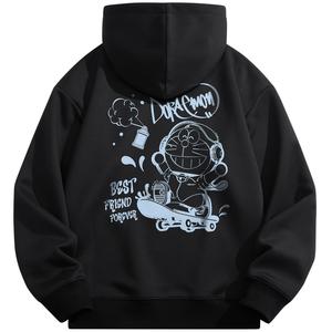 Толстовка унисекс Doraemon, Светлый хаки (на флисовой подкладке)