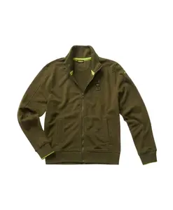 Зеленая толстовка на молнии с карманами Blauer, зеленый