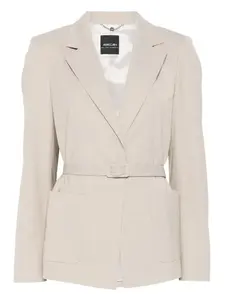 Жакет с поясом Marccain, нейтральный