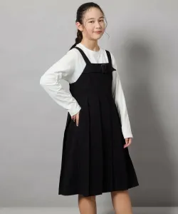 Плиссированное платье-свитер с поясом Avv, цвет Black