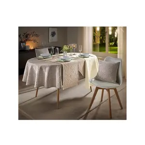 Скатерть No brand, серо-коричневый