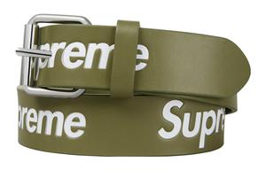 Supreme Кожаный ремень, Green