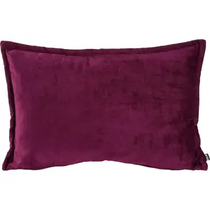 Декоративная подушка Bizantina с окантовкой по периметру H.O.C.K., Aubergine/lila + unifarben