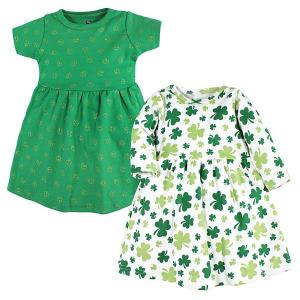 Платье для девочки Infant girl, cotton, shamrocks Hudson Baby