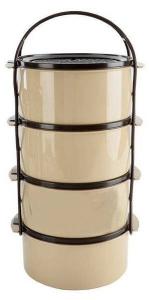 Ланч-бокс orion group 120911, 17x20x17 см, коричневый