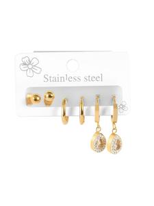 Adeliás Женский кулон - Кулон из нержавеющей стали в золотом исполнении