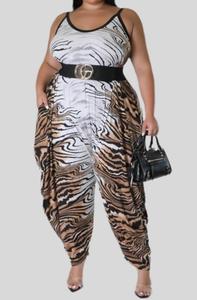 Комбинезон Multi Print Plus с тигровым принтом Good Time USA