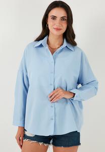 Блуза LELA, светло-голубой