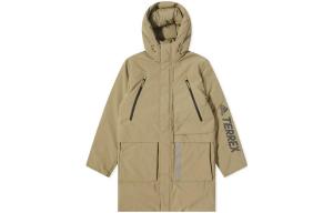 Terrex Down Jacket Men бежевый Adidas, цвет Apricot