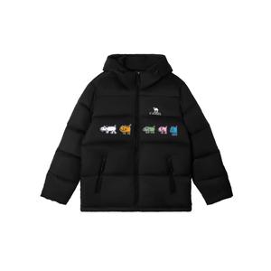 Теплая коллекция флисовых пуховиков унисекс CAMEL, phantom черный