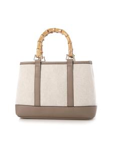 Сумка-тоут Cachecache / Elgary с бамбуковой ручкой, двухсторонняя.