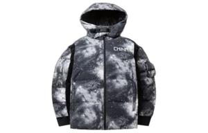 Пуховик мужской черный/белый Anta, черный/белый