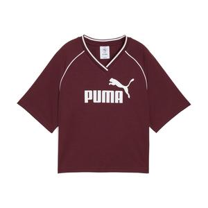 Женская футболка Puma ESS, укороченная, свободная, 688114