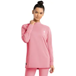 SLUSH-W Розовая женская терморубашка Siroko, цвет Rosa